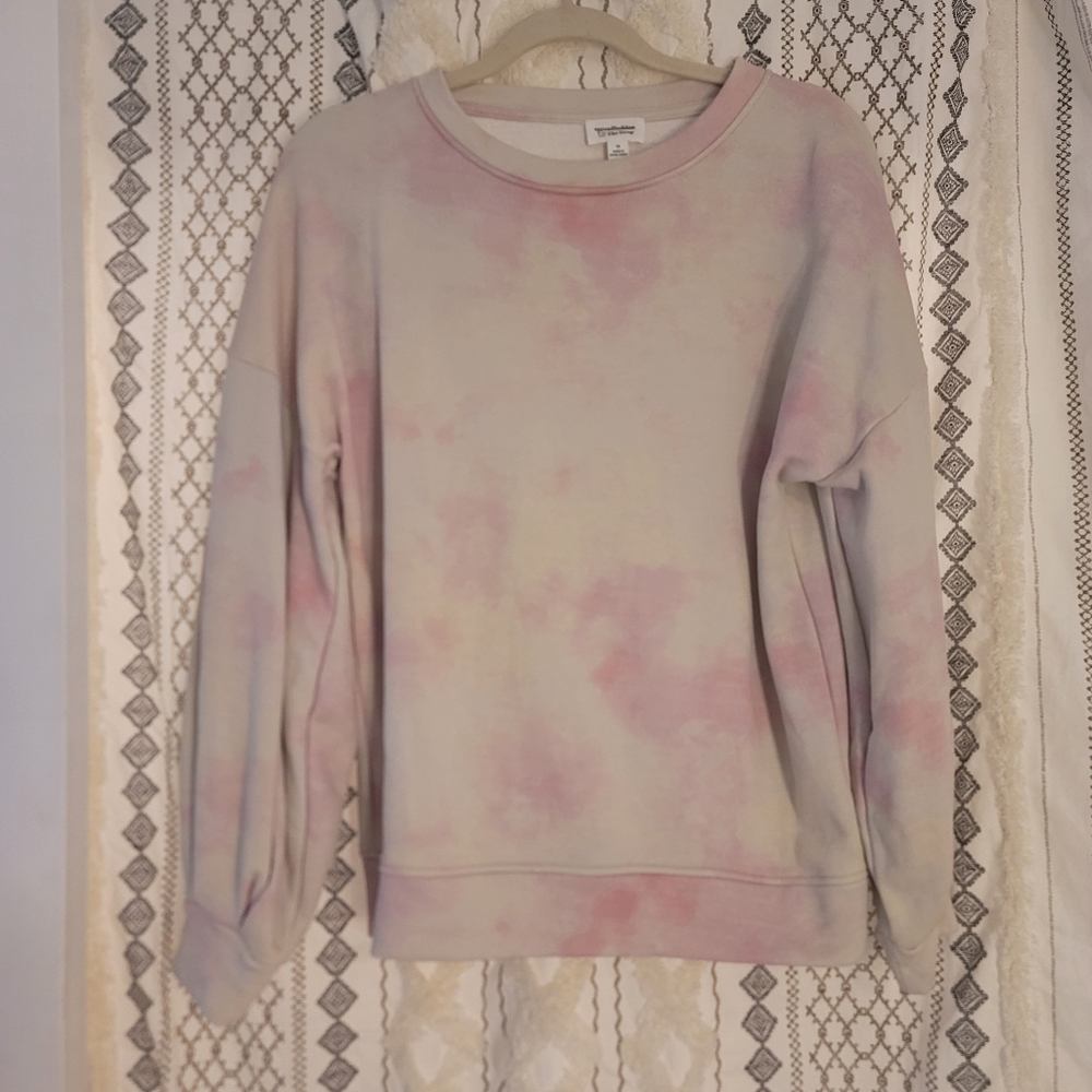 Pink Tie-Dye Sweatshirt - Amazon The drop